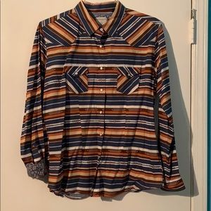 Panhandle rough stock size large rodeo shirt